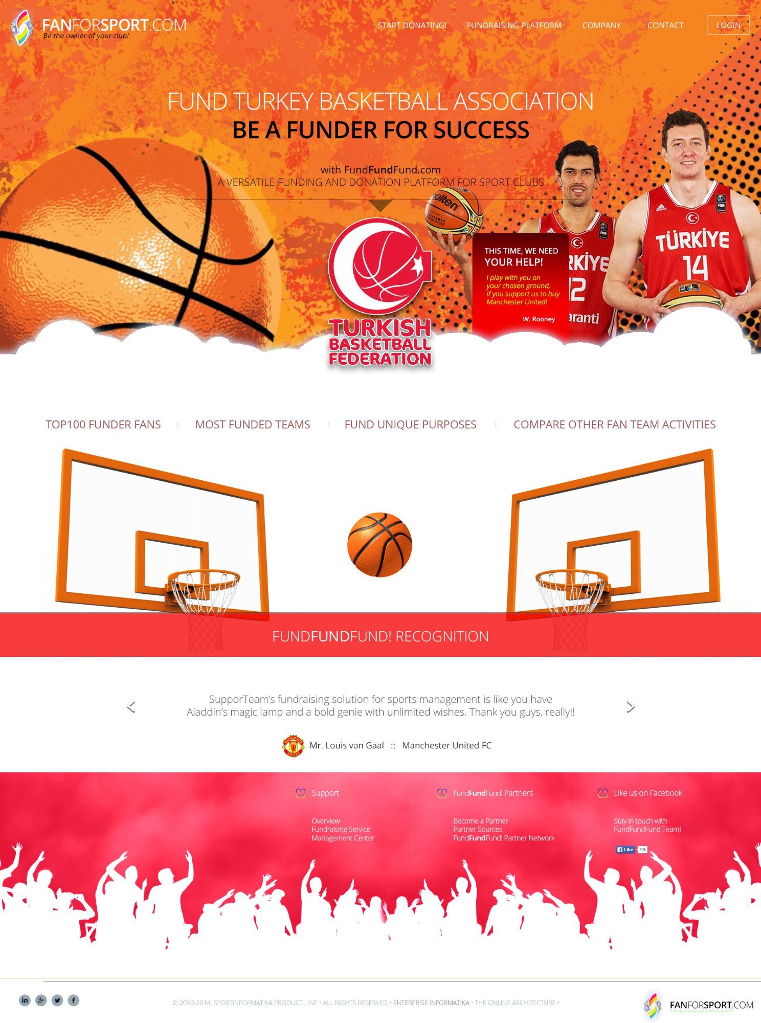 Turkish football club crowdfunding page