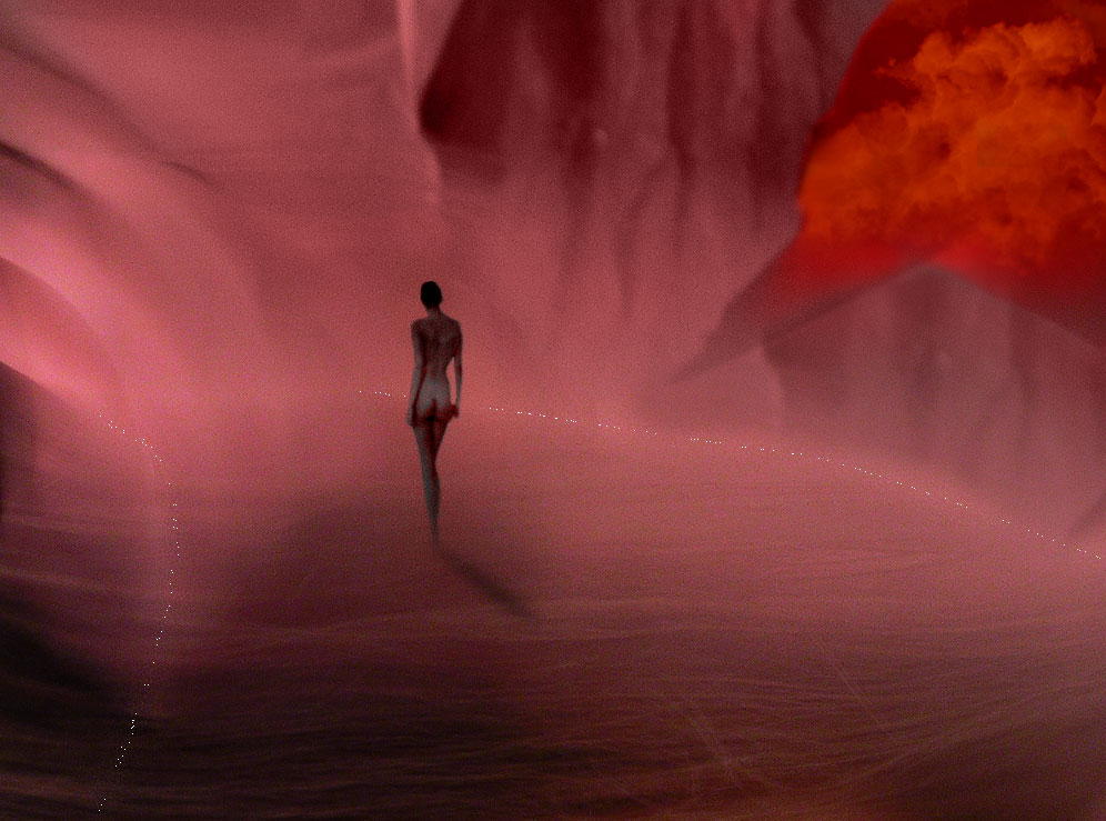 Visszaút A Tudat Pereméről (Way Back From The Fringe of The Conscious) — digital art, 2005