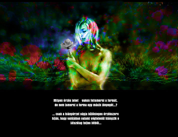 Ismeretlen Érzés (Unknown Feeling) — digital fractal art, 2000