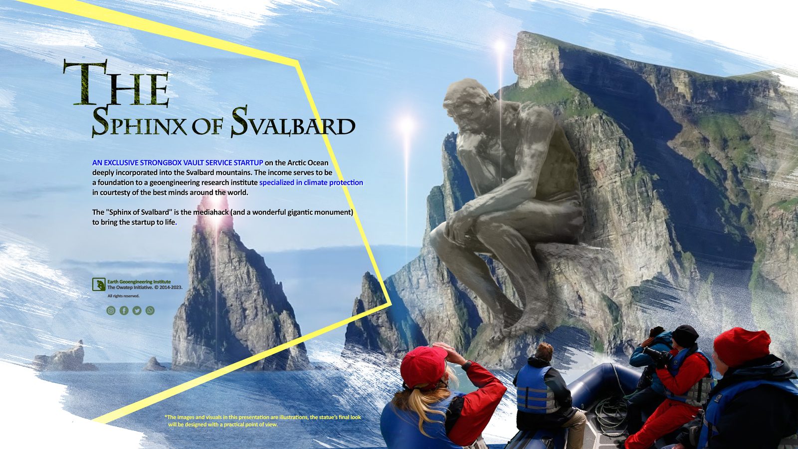 The Sphinx of Svalbard — concept visualization